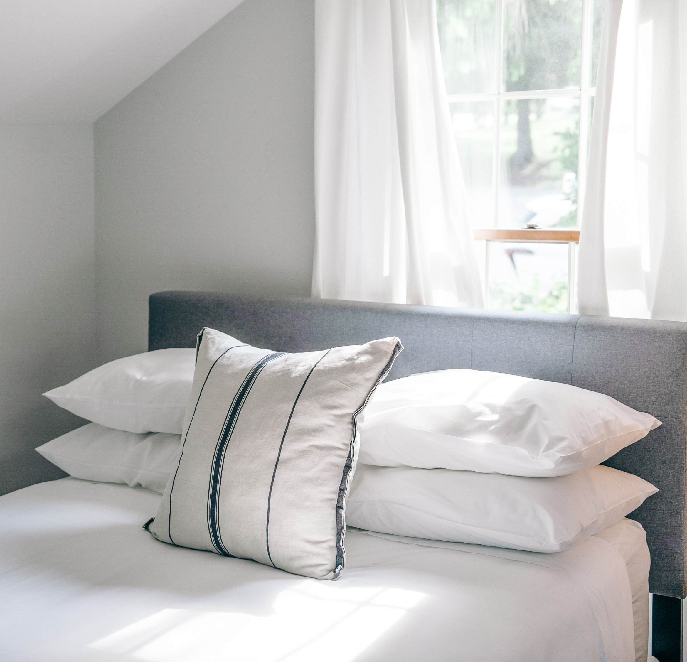 King and Queen Bed in Room One